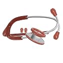 Professional Dual Head Stethoscope, Medical Grade with Spare Ear Tips, Adult Size (Brown)