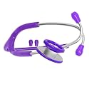 Professional Dual Head Stethoscope, Medical Grade with Spare Ear Tips, Adult Size (Purple)