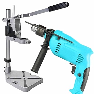 professional electric power tools 13mm woodsteelconcrete impact drill head power drill machine with bench drill stand table 400mm aluminium base chuck size  13mm watt  600 type  corded