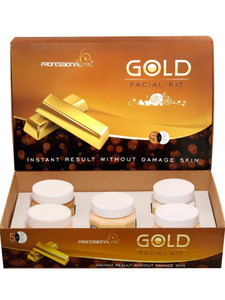 professional feel 24k gold facial kit beauty parlour facial kit for women  men all type skin solution