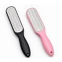 Professional Foot Scrubber Pack of 2 | Large Stainless Steel Heel File | Foot Care Tool | Reusable Pedicure Tool for Smooth &amp; Healthy Feet