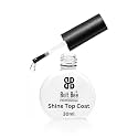 Professional Gel Nail Polish Shiny Top Coat, No-Wipe, High Gloss, Long-Lasting, UV/LED Cured 30ml