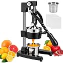 Professional Hand Press Juicer Machine, Cast Iron Lever Juice Press