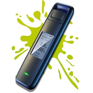 professional handheld breath alcohol tester breathalyzer non-contacting fast amp high accuracy device blowing alcohol analyzer meter detector for liquor driving prevention  portable amp advance