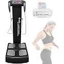 Professional Intelligent Human Body Fat Scale Element Health Analyzer Machine Printer Body Composition Body Mass Scanner Measurement Full Body Health Analyzer Black