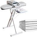 Professional Large Steam Iron Press with LED Touch Screen, Intelligent Clothes Steamer for All Fabrics, Steam Burst Function, 65cm Shirt Ironing Machine, Efficient Wrinkle Remover