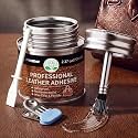 Professional Leather Glue with Brush Cap for Couch Repair & Furniture