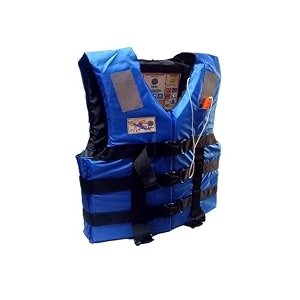 professional life jacket adult upto 120 kg swim boating vest life jacket snorkeling floating swimming surfing water sports life saving jacket water sport blue