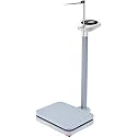 Professional Physician Weight Scale,Height and Weight Scales, Electronic Doctor Scales, Accurate Measurement of Height and Weight, Hd Display, 180Kg / 396 Lbs (Grey)