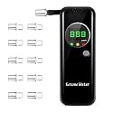 Professional Portable Ketone Breath Meter, Ketone Breath Tester, Digital Ketone Breathalyzer with 10 Mouthpieces