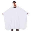 Professional Salon Hair Cutting Cape,56x63 inches Large Hairdresser Cape for Haircut,Coloring,Makeup,Styling and More,(White)