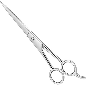 professional stainless steel facial hair scissors for men moustache scissor beard trimming grooming scissors and safety use scissor size 65 inch