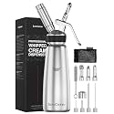 Professional Stainless Steel Whipped Cream Dispenser, 500 mL