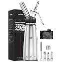 Professional Stainless Steel Whipped Cream Dispenser, 500 mL