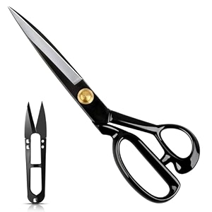 professional tailor scissors 10 inch for cutting fabric heavy duty scissors for home office dressmakers use
