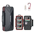 PROfezzion Memory Card Case for 6 CF/Cfast, 12 SD/SDXC/SDHC &amp; 18 Micro SD