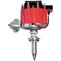 Proform 67040 Vacuum Advance HEI Distributor with Steel Gear and Red Cap for Mopar 273-360
