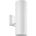 Progress Lighting 2-Light Outdoor Wall Lantern Light, White