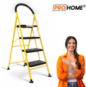 ProHome 4 Step Steel Ladder for Home With Anti Skid shoes Steel Ladder