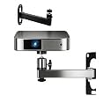 Projector Stand Wall Mount, 1 Piece Adjustable Wall Mount Projector Stand for Home Theatre, Durable Mount with Easy Installation, Sturdy Stand Wall Mount for