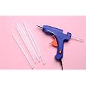 ProKart Premium 20W Hot Melt Glue Gun &amp; 7mm Glue Sticks With On/Off Switch Anti Drip Heavy Duty Glue Sticks for DIY Projects, School, Arts &amp; Craft and Quick Repairs (Glue Gun + 30 Glue Sticks, 7mm)