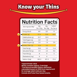 prolicious healthy protein khakhra 34g protein amp 17g fibre per packvegan snacks no maida no palm oil 170g pack of 4 masala