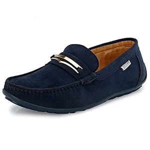 Prolific Mens Casual Suede Loafers