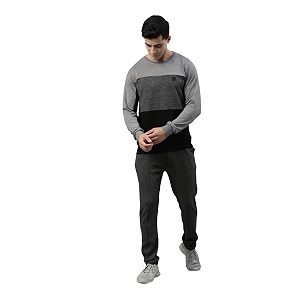 Proline Mens Cotton Blend Crew Neck Pullover