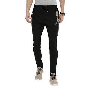 Proline Mens Cotton Track Pant -Black-