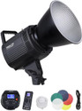 Prolite LiteMax Gold 150W Bi-Color COB LED Video Light, RGBWW Filters, Diffuser & Remote 15500 lx Camera LED Light