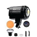 Prolite PL-150W White Continuous COB LED Video Light with Bowens Mount, 18 cm Metal Reflector, Diffuser Cloth, COB Cover & Remote | 6500K, 15000 Lux | for Studios, Wedding Photography & Videography