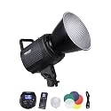 Prolite PL-325W Bi-Color Continuous COB LED Video Light with Bowens Mount, Metal Reflector, Diffuser Cloth, COB Cover, Remote &amp; Power Cord | 2700K-5600K, 32500 Lux | 8 FX Mode | for Studios, Weddings