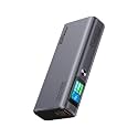 Promate 130W Laptop &amp; Mobile Power Bank (20000mAh) | Smart TFT LCD Screen, USB-A QC 3.0, Dual Type-C Input/Output Ports, Over-Heating Protection | Power Bank for Laptop, iPhone and Android, Titan-130