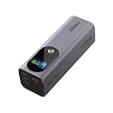 Promate 160W Laptop &amp; Mobile Power Bank (27600mAh) | Smart TFT LCD Screen, USB-A QC 3.0, Dual Type-C Input/Output Ports, Over-Heating Protection | Power Bank for Laptop, iPhone and Android, Titan-160