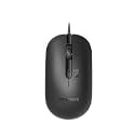 Promate Wired Mouse, Ergonomic Optical Mice with 6 Million Keystrokes, Adjustable 2400DPI, 4 Programmable Buttons, 1.5m Cord and Anti-Slip Grip for MacBook Pro, iMac, ASUS, Dell, CM-2400