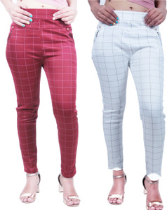 promise deal multicolor jegging checkered