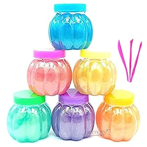 promote trader art and craft kit with 6 slime pot with free clay modelling tools for kids boys and girls age 3 years slime kit set