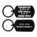 Promoted to Uncle Keychain - Uncle Baby Announcement & Pregnancy Reveal Gift for Brother or Friend - Christmas Gift Idea - You're Going to Be An Uncle