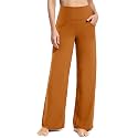 Promover Wide Leg Pants for Woman Yoga Pants with Pockets Stretch