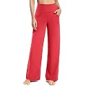 Promover Wide Leg Pants for Woman Yoga Pants with Pockets Stretch