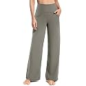 Promover Wide Leg Pants for Woman Yoga Pants with Pockets Stretch