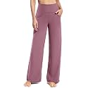 Promover Wide Leg Pants for Woman Yoga Pants with Pockets Stretch