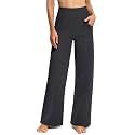 Promover Wide Leg Pants for Woman Yoga Pants with Pockets Stretch