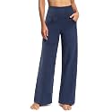 Promover Wide Leg Pants for Woman Yoga Pants with Pockets Stretch