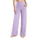Promover Wide Leg Pants for Woman Yoga Pants with Pockets Stretch