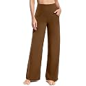 Promover Wide Leg Pants for Woman Yoga Pants with Pockets Stretch