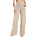 Promover Wide Leg Pants for Woman Yoga Pants with Pockets Stretch