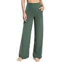 Promover Wide Leg Pants for Woman Yoga Pants with Pockets Stretch