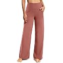 Promover Wide Leg Pants for Woman Yoga Pants with Pockets Stretch