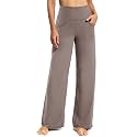 Promover Wide Leg Pants for Woman Yoga Pants with Pockets Stretch